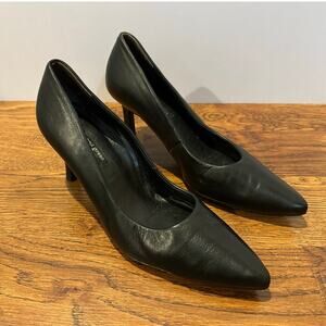 Paul Green Libi Super Soft Leather Pumps Black Size 4.5 (US 7) Classic Heels